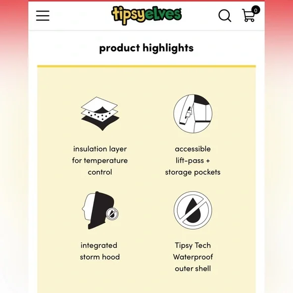 Tipsy Elves Ski Suit Mens Large Rise ‘n Ride Retro Snow Suit Brand Missing Belt - Picture 11 of 13